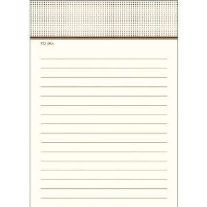  George Stanley Brown Tailored List Pad, 5 x 7 Inches 