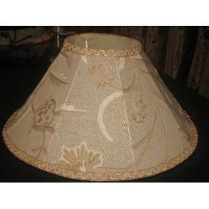  Crewel Lamp Shade Tree of Life Neutrals on Natural Club 