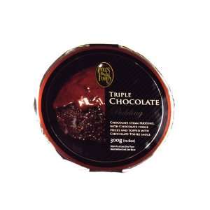 Christmas Pudding by Coles   Triple Chocolate with Toffee Sauce   10 
