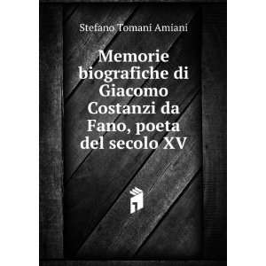  Memorie biografiche di Giacomo Costanzi da Fano, poeta del 