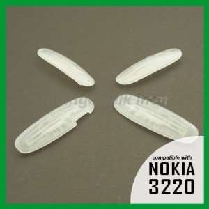   Rubber Side Grips for Nokia 3220 Faceplate/Cover 