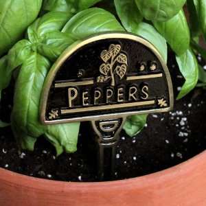    Mini Vegetable Garden Marker   Peppers Patio, Lawn & Garden