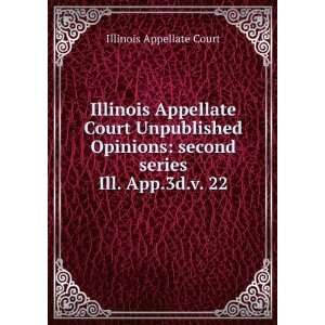  Illinois Appellate Court Unpublished Opinions second 