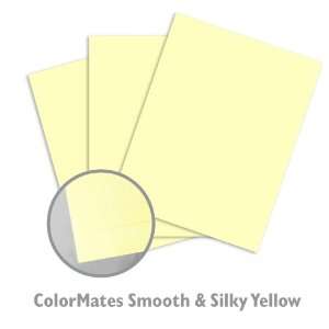  ColorMates Smooth & Silky Yellow Cardstock   25/Package 
