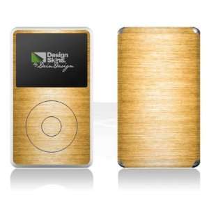 Design Skins for Apple iPod Classic 80/120/160GB   Shiny Metal   Gold 