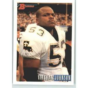  1993 Bowman #368 Vaughan Johnson   New Orleans Saints 