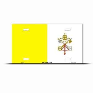 Vatican City Flag License Plate Wall Sign Tag