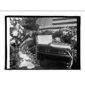  Historic Print (M) Body of Sam Gompers lying in state at 