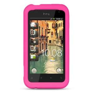 VMG Pink Premium 1 Pc Soft Gel Slip On Silicone Rubber Skin Case Cover 