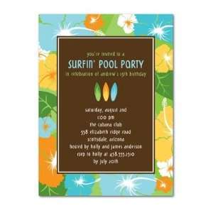   Party Invitations   Surfer Summer By Hello Little One For Tiny Prints