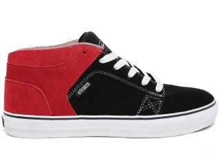 Etnies Sheckler 4 Black/Red Mid Top Skate Shoe  