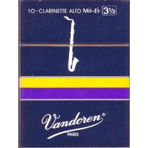  Vandoren Alto Clarinet Reeds Strength #1 Musical 