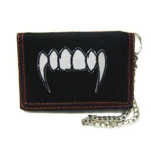  Dracula vampire teeth cain wallet tri fold Everything 