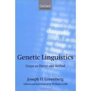   Greenberg, Joseph H. pulished by Oxford University Press, USA
