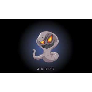  Pokemon Arbok Custom Playmat Game Mat Mouse Pad 24 by 14 