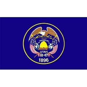  Valley Forge Flag 4 x 6 Utah State Flag 46232440: Patio 