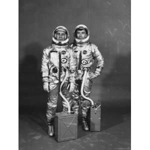  Virgil I. Grissom and John W. Young in Space Suits 