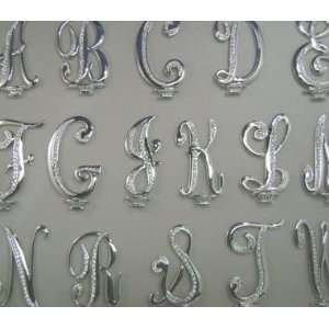  Beverly Clark 70 2324/S/G Letter G Caketop   3 Inch Silver 
