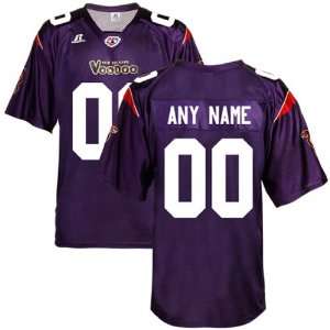  Russell New Orleans VooDoo Custom AFL Jersey   Purple 