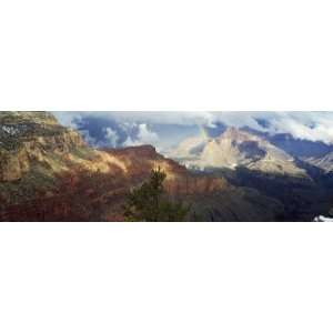  Rainbow and Cloud over the Mountain, Grand Canyon National 