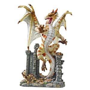  Xoticbrands Classic Serpent Dragon Desktop Statue 