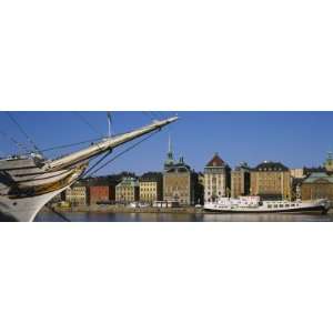  Buildings at the Waterfront, Gamla Stan, Stockholm, Sweden 