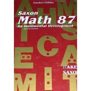   Development (Saxon Math 8/7) [Hardcover]: Stephen Hake: Books