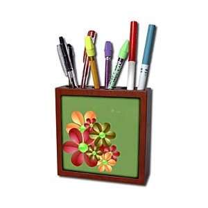   Colors   Tile Pen Holders 5 inch tile pen holder