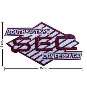 com Southeastern Conference Logo Ii Embroidered Iron on Patches Free 