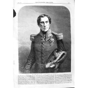  1865 Portrait King Leopold Belgians Saxe Coburg