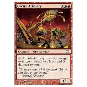   Magic the Gathering   Orcish Artillery   Tenth Edition Toys & Games