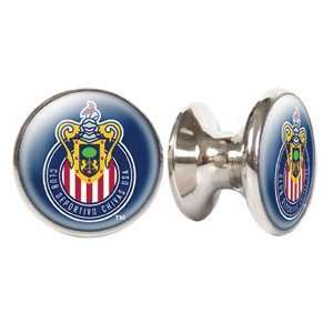 Club Deportivo Chivas USA MLS Stainless Steel Cabinet Knobs / Drawer 