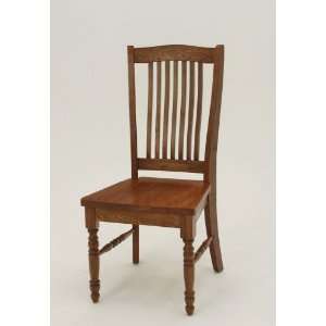 Urbandale Wood Seat Side Chair by GS Furniture   Chestnut (CL107W01E4 