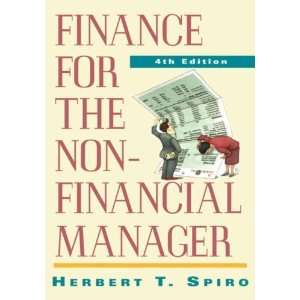   for the Nonfinancial Manager [Paperback] Herbert T. Spiro Books