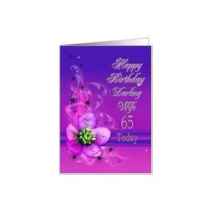  Birthday card for Wife, aged 65 Card Health & Personal 