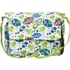    Unique Lily Frogs Diaper Bag By Ashley Rosen 