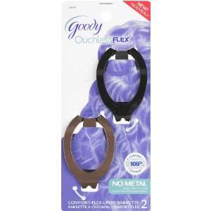  Goody Ouchless Flex Small Updo Barrettes, 2 Count (Pack of 