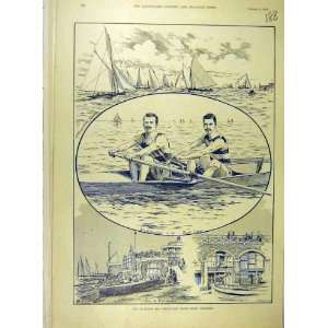  1892 Excelsior Corinthian Yacht Club Brighton Regatta 