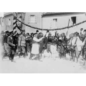  early 1900s photo King Montenegro & his people
