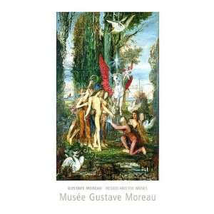 Hesiod and the Muses Gustave Moreau. 24.00 inches by 36.00 inches 