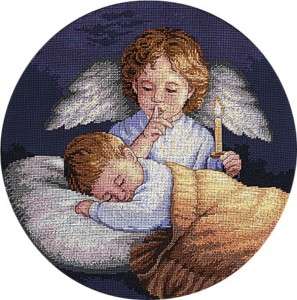 Angelic Guardian Counted Cross Stitch Kit NEW Angel  