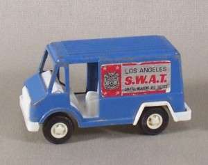 Tootsie Toy Panel Truck Los Angeles S.W.A.T Van 1970  