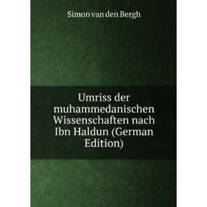   nach Ibn Haldun (German Edition) Simon van den Bergh Books