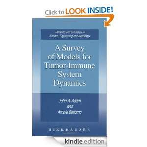  for Tumor Immune System Dynamics (Modeling and Simulation in Science 