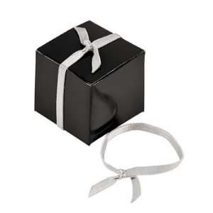   Silver Ribbons With Elastic   Gift Bags, Wrap & Ribbon & Ribbon & Bows