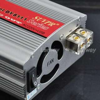 DY 8111 USB Power Inverter DC12V to AC220V 1000watt 50±2Hz AC Output 