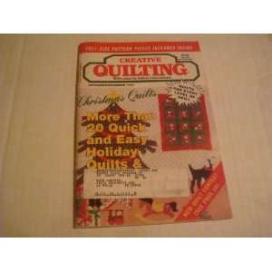   Creative Quilting Magazine 1994 (Volume 9 Issue 6) Jan Burns Books