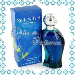 WINGS by Giorgio Beverly Hills 3.4 EDT Cologne Tester 716393006573 