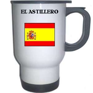  Spain (Espana)   EL ASTILLERO White Stainless Steel Mug 