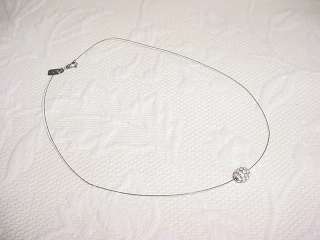 Rhinestone Disco Ball Pendant Necklace by Designer 1928  